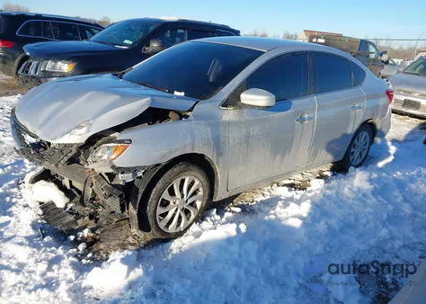 2018 Nissan Sentra Sv из США, поврежденный, VIN 3N1AB7AP6JL655421